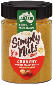 Bega-Simply-Nuts-Peanut-Butter-325g-Selected-Varieties on sale