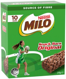 Nestl-Milo-Snack-Bars-10-Pack-Selected-Varieties on sale
