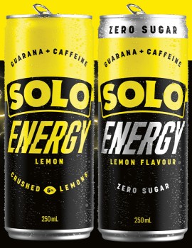 NEW+Solo+Energy+Lemon+or+Lemon+Zero+250mL