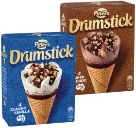 Peters+Drumstick+4+Pack+or+Minis+6+Pack+Selected+Varieties