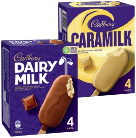 Cadbury+Ice+Cream+Sticks+4%E2%80%916+Pack+Selected+Varieties