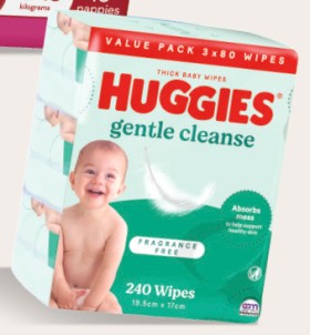 Huggies+Baby+Wipes+3+Pack+Selected+Varieties