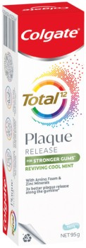Colgate+Total+Plaque+Release+Toothpaste+95g+Selected+Varieties