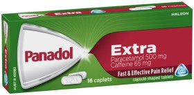Panadol+Extra+Paracetamol+%26amp%3B+Caffeine+Caplets+16+Pack%2A