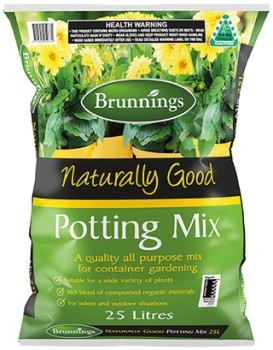Brunnings-Naturally-Good-Potting-Mix-or-Pine-Bark-Mulch-25-Litre on sale