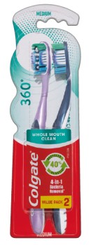 Colgate-360-Toothbrush-2-Pack-Selected-Varieties on sale