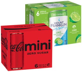 Coca%E2%80%91Cola%2C+Sprite%2C+Fanta%2C+Mount+Franklin+or+Deep+Spring+6x250mL+Selected+Varieties