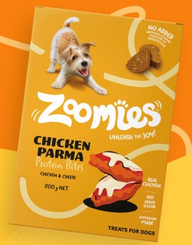 Zoomies+Protein+Bites+Dog+Treats+200g+Selected+Varieties