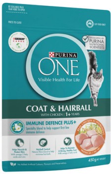 NEW+Purina+One+Dry+Cat+Food+450g+Selected+Varieties