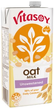 Vitasoy+Unsweetened+Oat+Milk+1+Litre