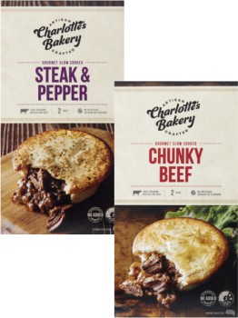 Charlotte%26%23039%3Bs+Bakery+Slow+Cooked+Pies+2+Pack+400g