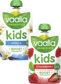 Vaalia+Probiotics+Kids+Yoghurt+Pouch+140g