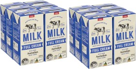 Coles+Multipack+Full+Cream+Milk+6x200mL