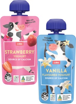 Coles+Squeezie+Yoghurt+Pouch+70g