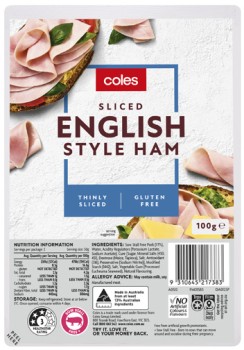 Coles+English+Style+Ham+100g