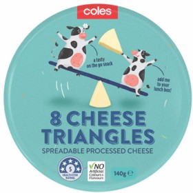 Coles+Cheese+Triangles+140g