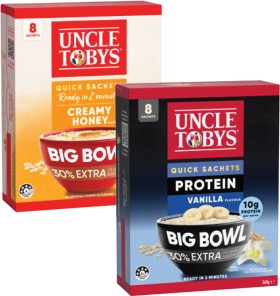 Uncle+Tobys+Oats+Big+Bowl+Sachets+368g