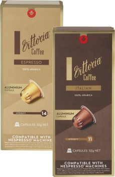 Vittoria+Nespresso+Compatible+Coffee+Capsules+10+Pack