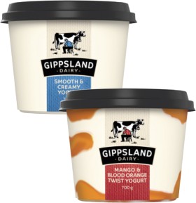 Gippsland+Dairy+Twist+Yogurt+700g