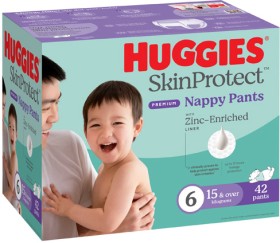Huggies+Skin+Protect+Nappies+74+Pack+or+Nappy+Pants+42+Pack-58+Pack
