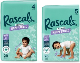 Rascals-Premium-Nappy-Pants-22-Pack-29-Pack on sale