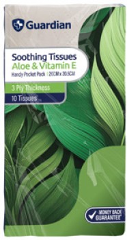 Guardian-Soothing-Handy-Pocket-Pack-10-Tissues on sale