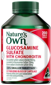 Natures-Own-Glucosamine-Sulfate-with-Chondroitin-200-Tablets on sale