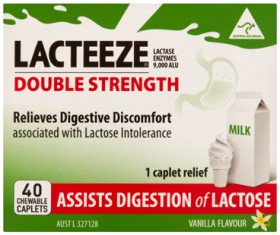 Lacteeze-Double-Strength-40-Chewable-Caplets on sale
