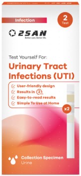 2San-Urinary-Tract-Infections-UTI-Test-Kit-2-Pack on sale