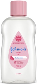 Johnsons-Baby-Oil-200mL on sale