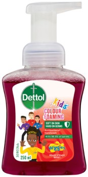 Dettol-Kids-Colour-Foaming-Hand-Wash-Berry-250mL on sale