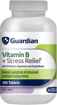 Guardian-Vitamin-B-Stress-Relief-100-Tablets on sale