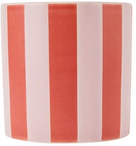 Lemon-and-Berry-Red-Stripe-Ceramic-Candle on sale
