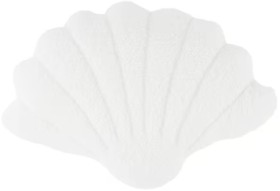 Shell+Boucle+Cushion+-+White