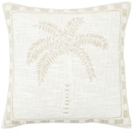 43cm+Palm+Cushion+-+Beige