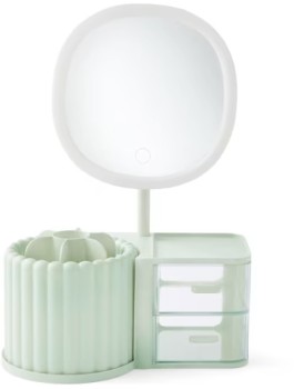 Cosmetic-Organiser-with-Mirror-Sage on sale