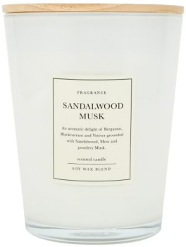 XL+Sandalwood+Musk+Soy+Wax+Blend+Scented+Candle