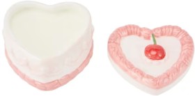 Ceramic-Heart-Cake-Candle on sale