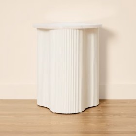 Round+Marble+Side+Table