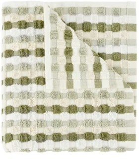 Green+Popcorn+Cotton+Hand+Towel