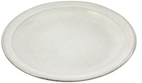 Grey+Rim+Dinner+Plate