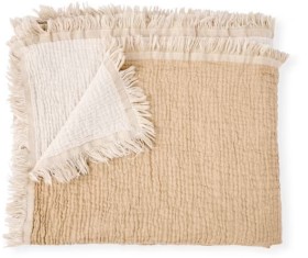Reversible+Muslin+Throw+-+Lark