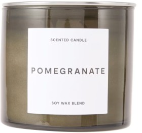 Pomegranate+Inspired+Glass+Candle