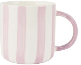 Lilac+Stripe+Mug