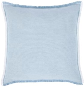 60cm+Fringe+Cushion+-+Blue