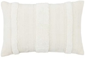Tufted+Cushion+-+White