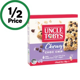 Uncle+Tobys+Muesli+Bars+145-185g+Pk+5-6
