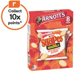 Arnotts-Shapes-Multipack-Cracker-Biscuits-200g-Pk-8 on sale