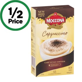 Moccona-Coffee-Sachets-Pk-8-10 on sale