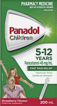 Panadol+Children+5-12+Years+Strawberry+Flavour+200mL